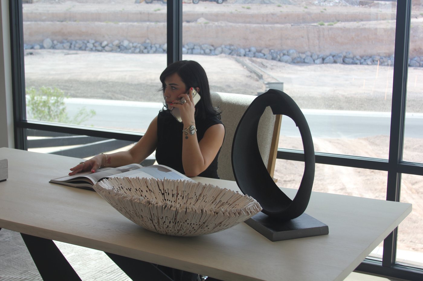Monica Margaretis at a Las Vegas luxury home